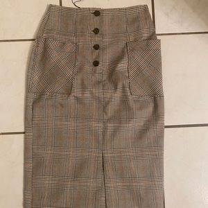 Long patterned skirt